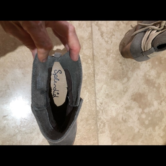 Splendid grey suede booties 7.5 - Picture 4 of 5